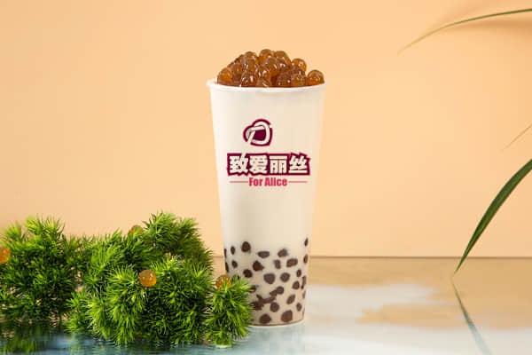 致爱丽丝奶茶产品图4